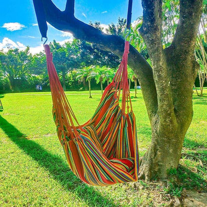 QUANFENG QF Hanging Hammock Chair Patio Indoor and Outdoor Hammock Swing Support 330 lbs