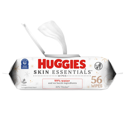 Huggies Skin Essentials Baby Wipes, 1 Pack, 56 Count (Select for More)