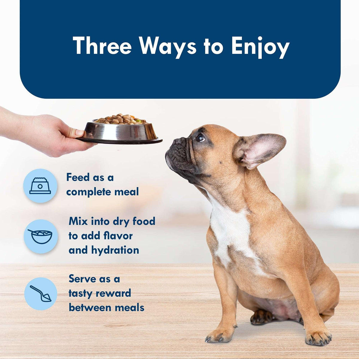 Blue Buffalo Delights Small Breed Roasted Chicken Flavor in Hearty Gravy Wet Dog Food for Adult Dogs, Grain-Free, 3.5 oz. Cup