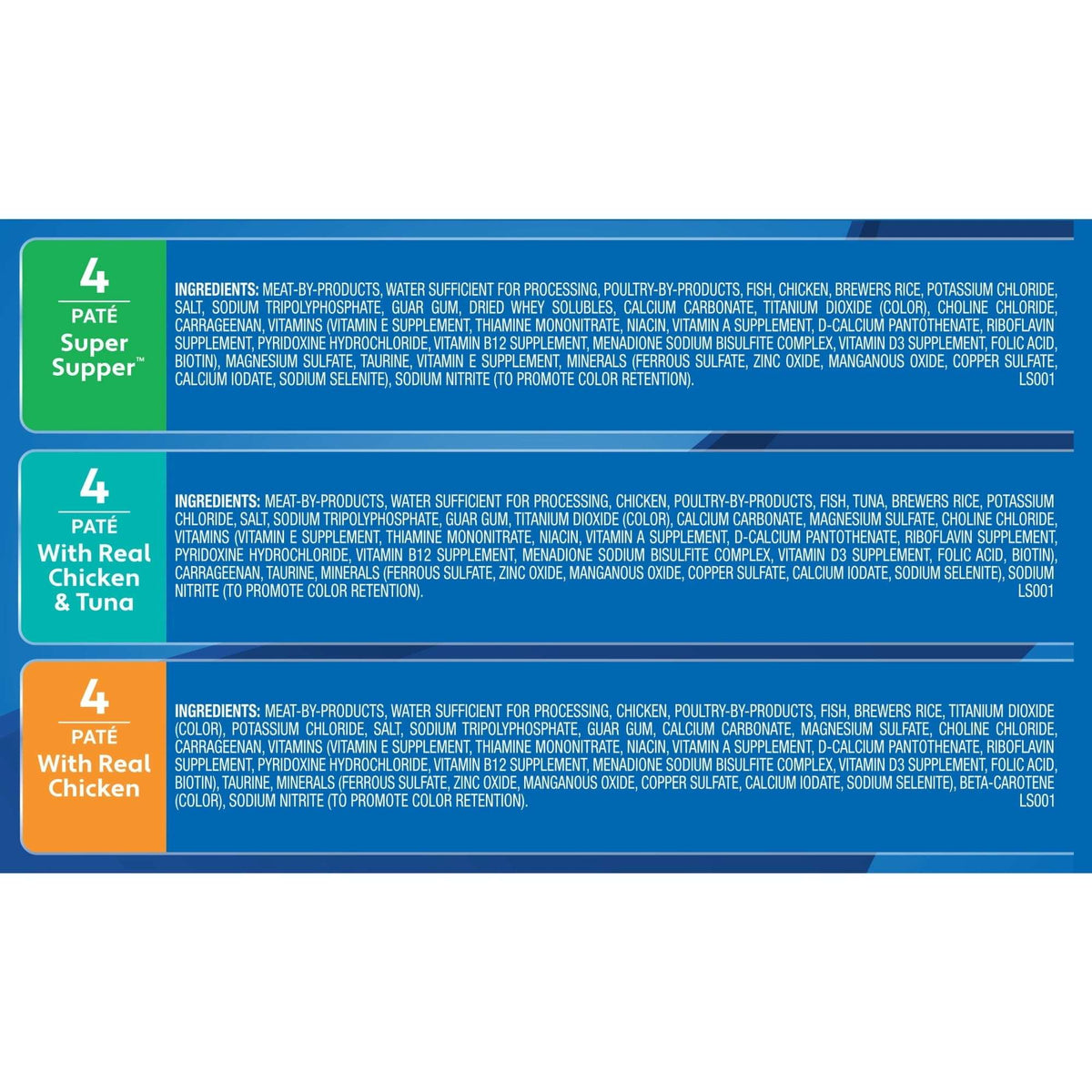9Lives Paté Favorites Wet Cat Food Variety pack, 5.5 oz. Cans (pack of 12)