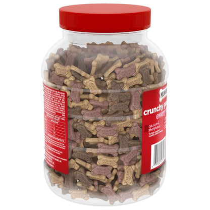 Milk Bone Flavor Snacks Mini’s Dog Biscuits, Flavored Crunchy Dog Treats, 36 oz Canister