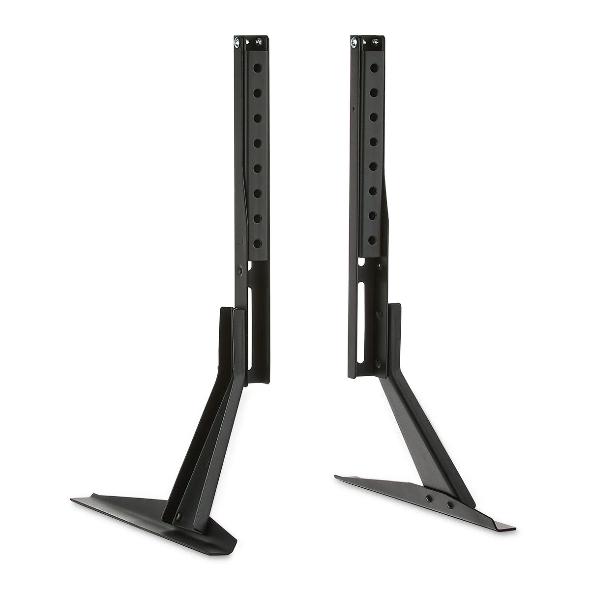 onn Tabletop TV Stand for 37" to 70" TVs, Holds up to 110 lbs, Black- Metal Legs for Tabletop
