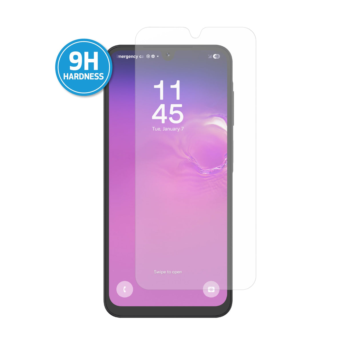 DuraGlass Tempered Glass Screen Protector with Quick Installation Tray for Samsung Galaxy A26 5G