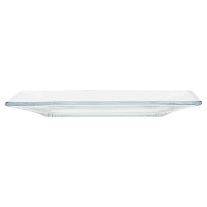Mainstays 12-Piece Square Clear Glass Dinnerware Set