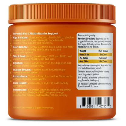 Zesty Paws 8-in-1 Multivitamin Bites for Dogs, for Overall Wellbeing Chicken Flavor, 90ct