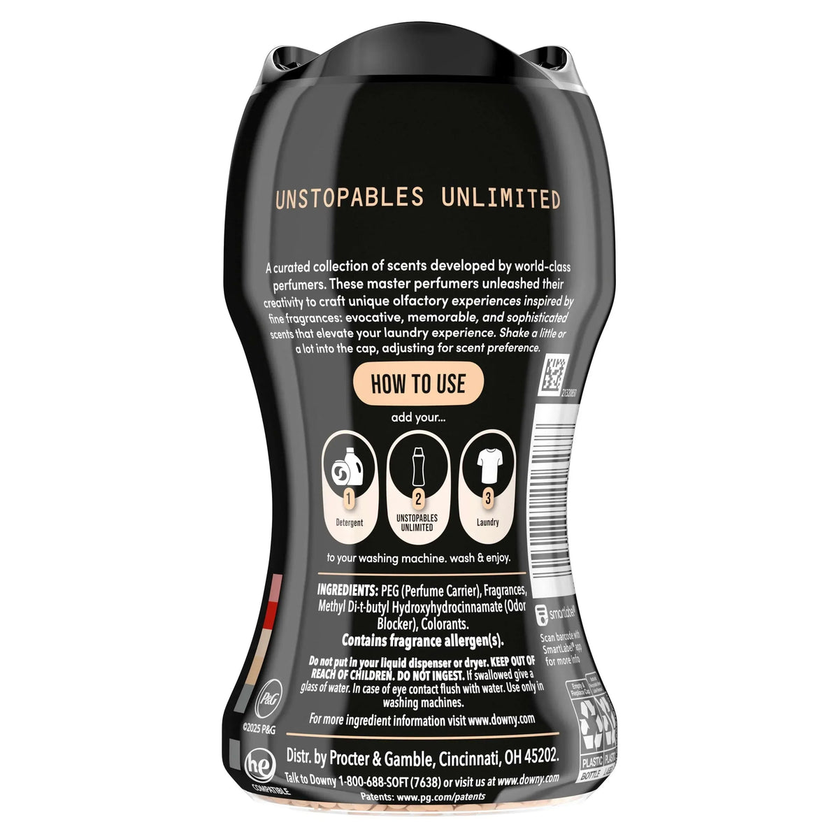 Downy Unstopables Unlimited Collection In-Wash Laundry Scent Booster Beads, N.26 Scent, 4.8 oz