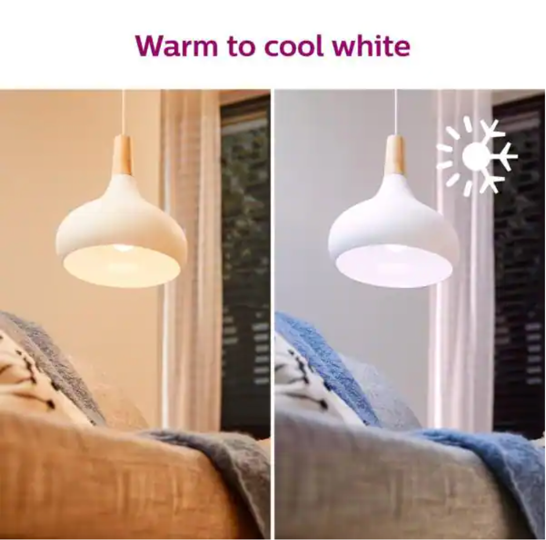 Philips Smart LED 60-Watt A19 General Purpose Light Bulb, Frosted Color & Tunable White, Dimmable, E26 Medium Base (1-Pack)