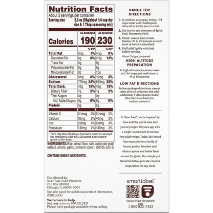Near East Rice Pilaf Mix, Original, 6.09 oz Box
