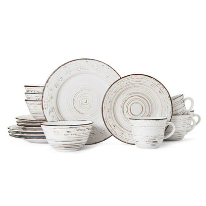 Pfaltzgraff® Trellis White Stoneware 16-Piece Dinnerware Set