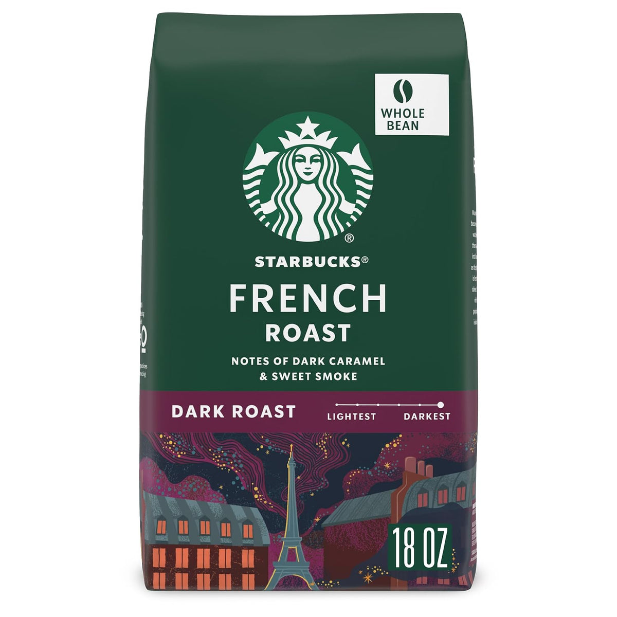 Starbucks Whole Bean Coffee, Dark Roast Coffee, French Roast, 100% Arabica