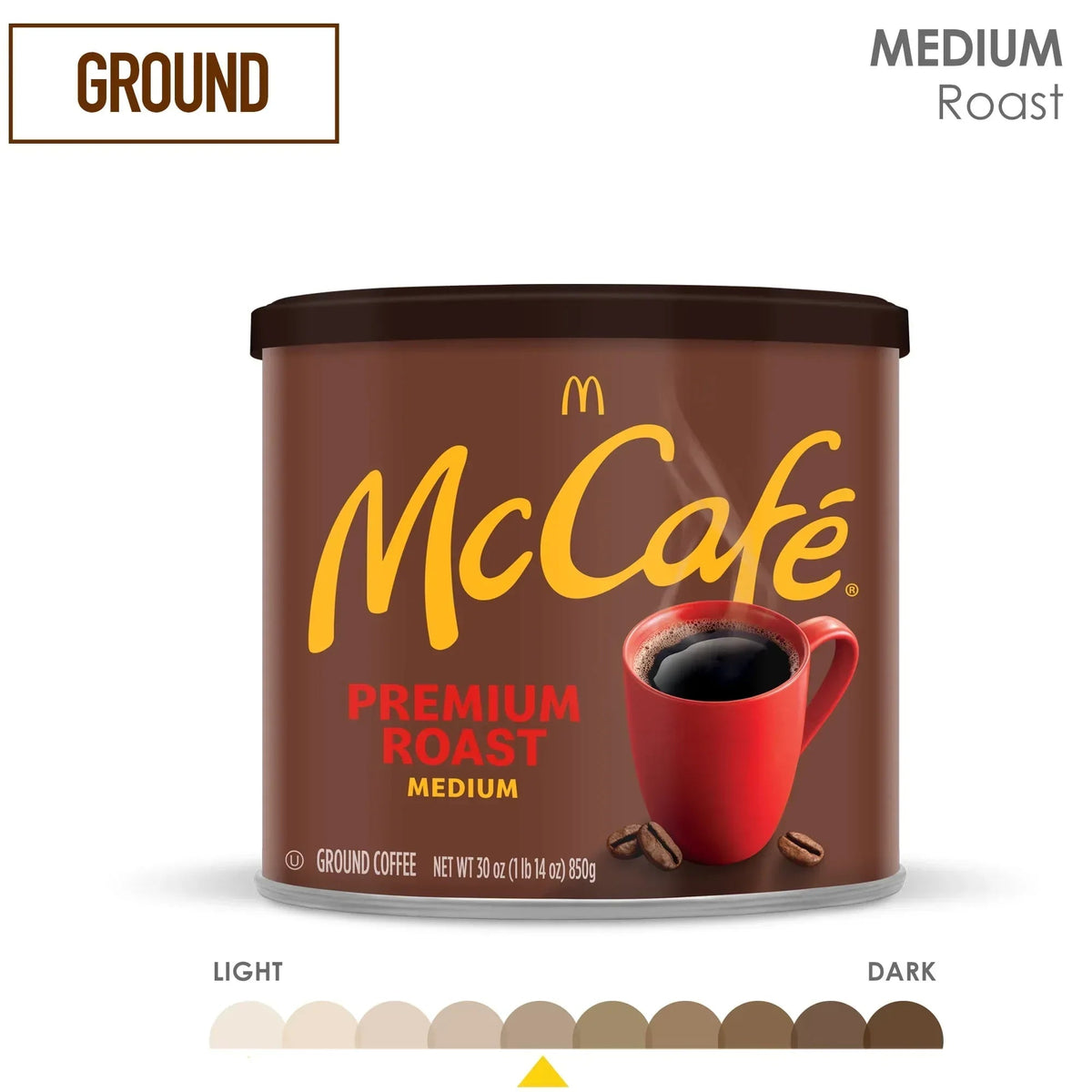 McCafe Breakfast Blend, Medium Roast, Ground Coffee, 12 oz