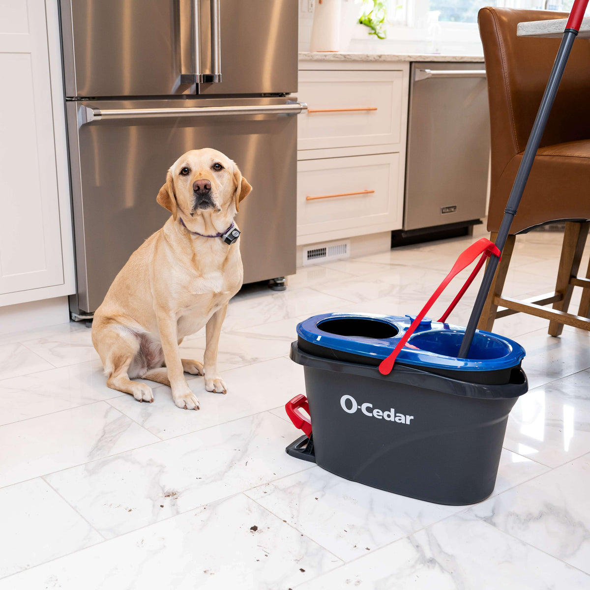 O-Cedar RinseClean Microfiber Spin Mop Head Replacement - Washable and Reusable