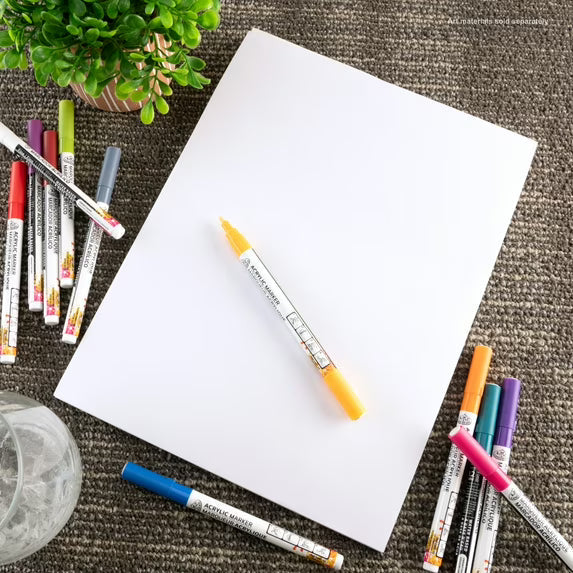 Bee Paper - Bee Inspired 9"x12" Marker Paper Pad, 50 Sheets, Top Tape, 24lb. 90GSM