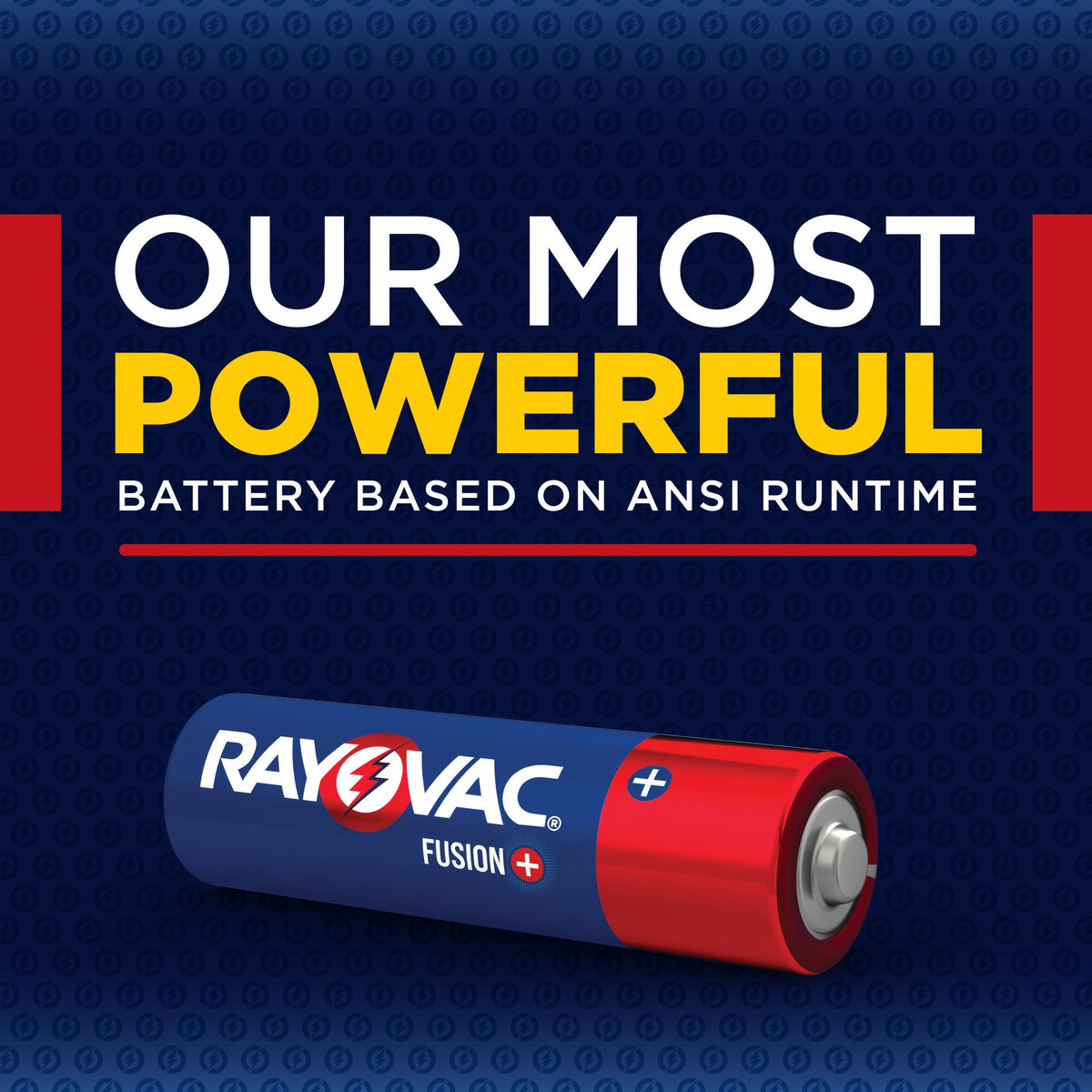 Rayovac Fusion AA Batteries (8 Pack), Double A Alkaline Batteries