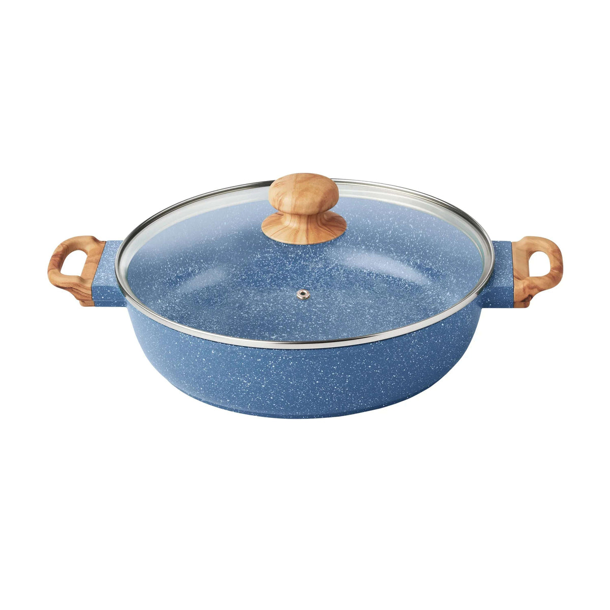 The Pioneer Woman Prairie Signature 14-Piece Cast Aluminum Cookware Set, Blue