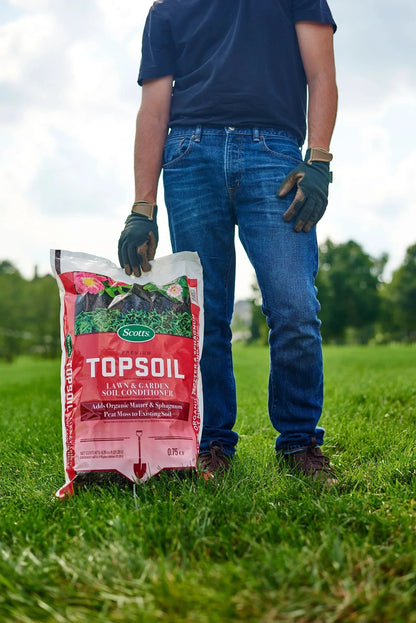 Scotts Premium Topsoil, Lawn and Garden Soil Conditioner, With Peat Moss, 0.75 cu. ft.