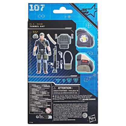 G.I. Joe Classified Series Night Force Tunnel Rat, Collectible G.I. Joe Action Figure (6"), 107