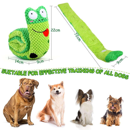 Pet Deluxe Squeak Dog Toys Stress Release Game for Boredom, Dog Puzzle Toy IQ Training, Dog Snuffle Toys Foraging Instinct Training Suitable for Small Medium and Large Dogs