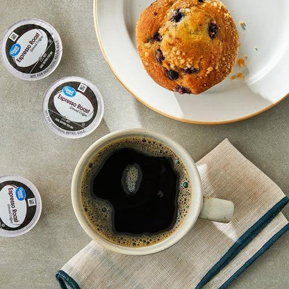 Great Value Espresso, Dark Roast Coffee Pods, 12 Count