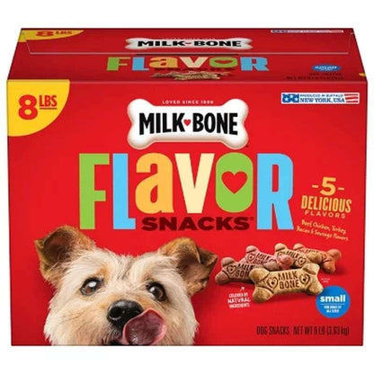 Milk-Bone Flavor Snacks Small Crunchy Dog Biscuits (128 Oz.)