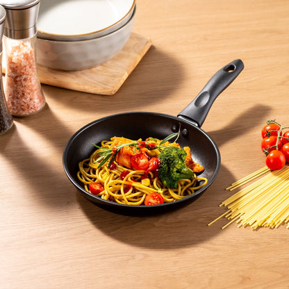 Mainstays 8" Non-Stick Aluminum Skillet Black Dishwasher Safe