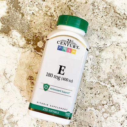 21st Century, Vitamin E, 180 mg (400 IU), Softgels