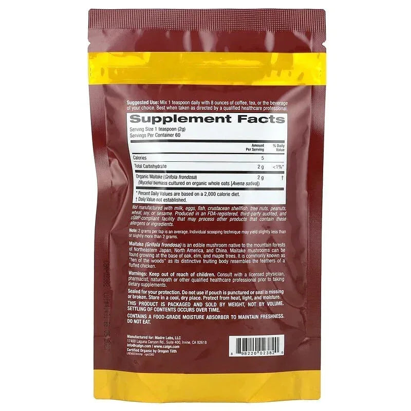 California Gold Nutrition, Fungiology®, Certified Organic Powder, 4.2 oz (120 g)