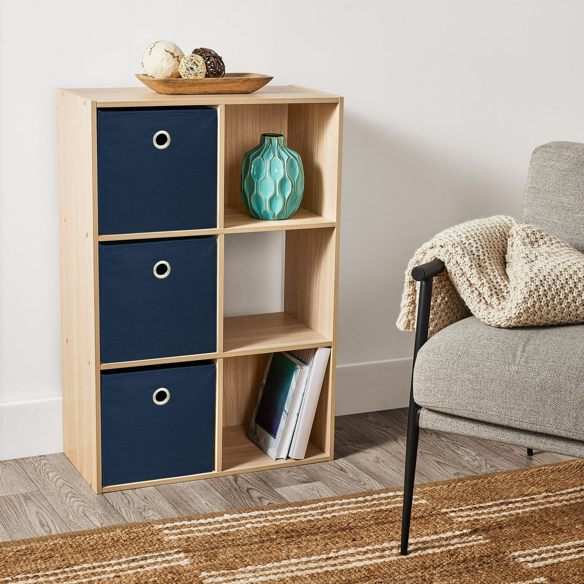 Mainstays 6 Cube Storage Organizer