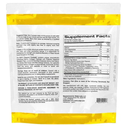 California Gold Nutrition, GLP-1 Support Formula with Collagen Peptides, Prebiotic Fiber & Essential Amino Acids