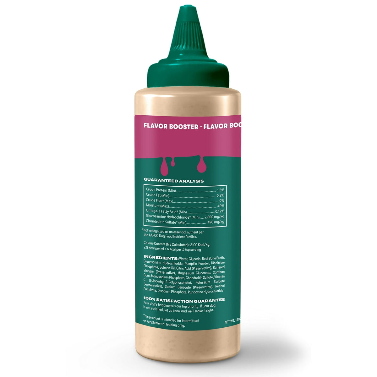 Jinx Kibble Sauce Beef Bone Broth Dog Meal Topper, 12 fl oz Bottle