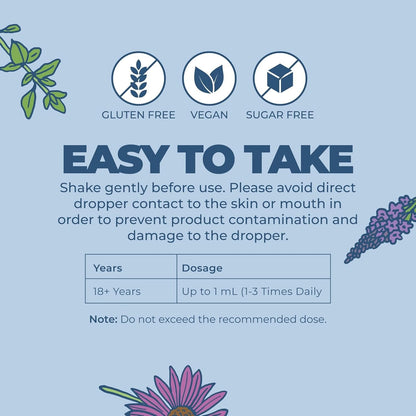 MARYRUTH'S Lymphatic Support Liquid Drops | USDA Organic | Herbal Blend with Echinacea & Elderberry | Blue Vervain | Yarrow Leaf | Vegan | Alcohol-Free | Non-GMO | CLP Certified | 1 oz | 30 Servings