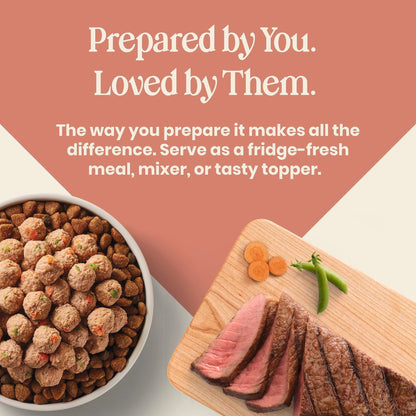Blue Buffalo Love Made Fresh Dog Food, Refrigerated, Beef Meatball 1.5lb Pouch