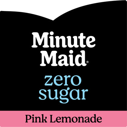 Minute Maid Zero Sugar Pink Lemonade Bottle, 52 fl oz