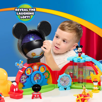 Disney Jr. Mickey Mouse 28-inch Clubhouse Deluxe Playset, 16-pieces, Kids Ages 3 and up