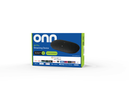 onn 4K Pro Streaming Device, Google TV with Gemini (NEW 2026 Model) - Ultra-fast Streaming, Stunning 4K UHD, 32GB Storage, 3GB RAM, Dolby Vision & Atmos, Find My Remote with Backlight, Ethernet Port