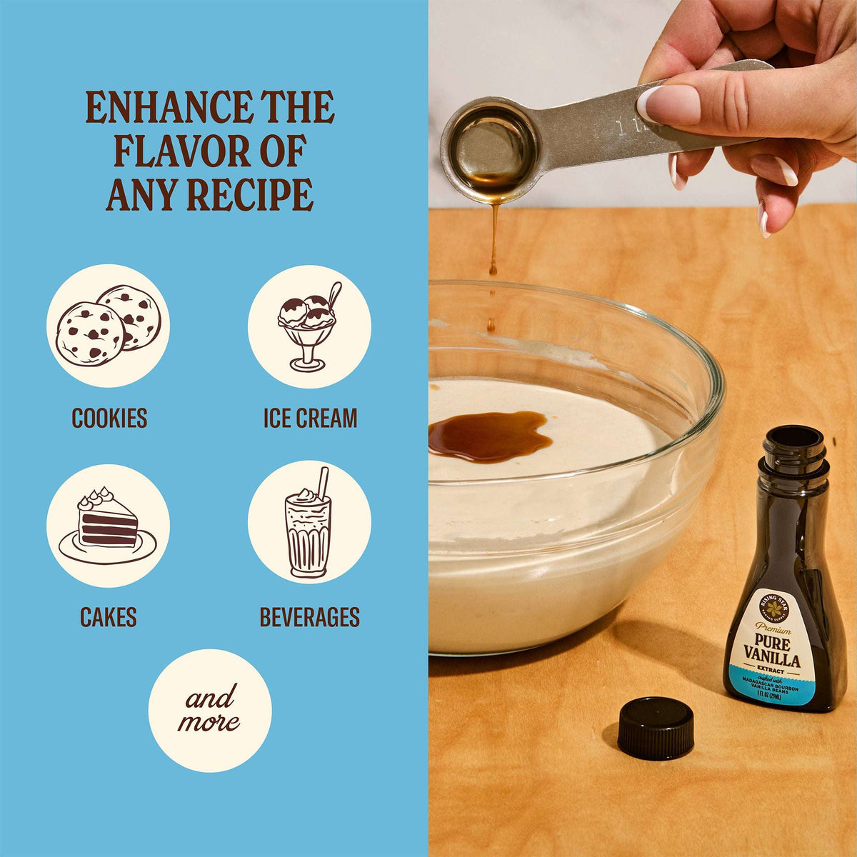 Rising Star Baking Supply Pure Vanilla Extract, 1 fl oz