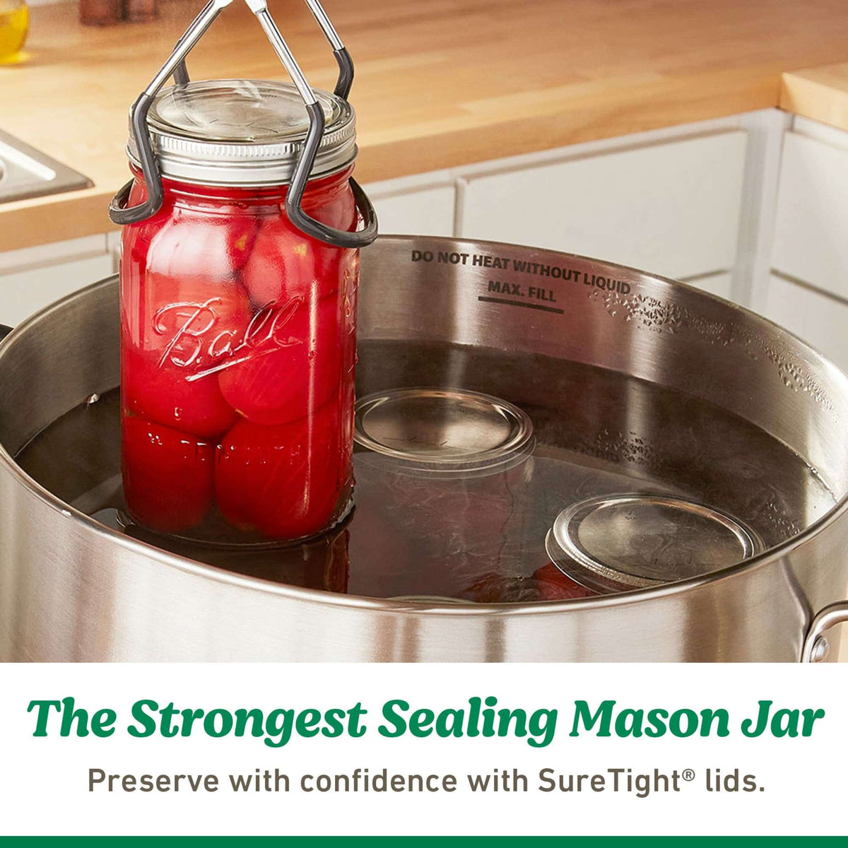 Ball 16 oz Mason Jars, Wide Mouth Pint Canning Jars with Lids and Rings, 12-Pack Glass Jars for Home Canning and Preserving