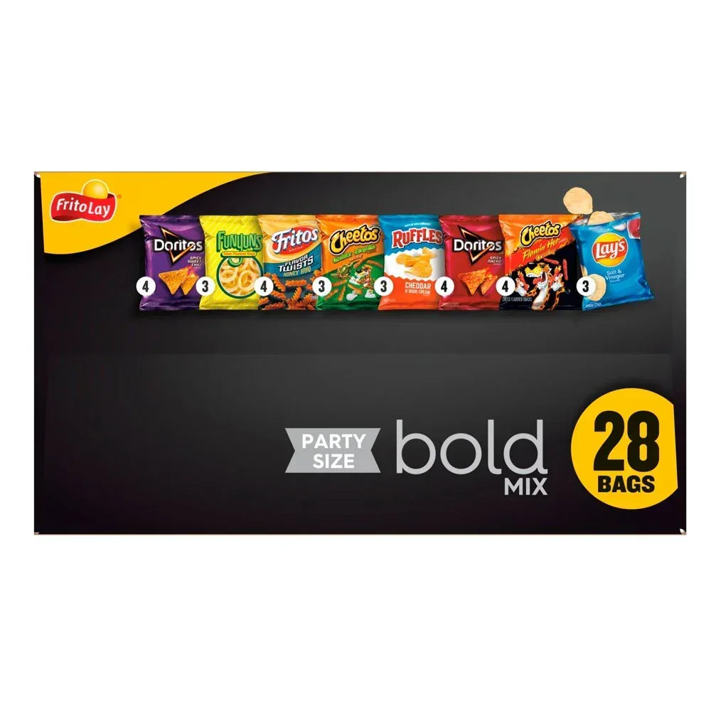 Bold Mix Variety Pack Snack Chips, 28 Count Multipack