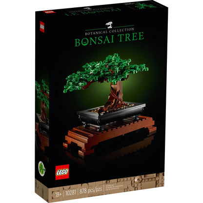 LEGO Icons Bonsai Tree Building Set - Artificial Bonsai Tree Plant for Home Decor, Adults Ages 18+ - Faux, Fake Plants for Table, Desk, Office - Creative Birthday Gift for Her & Him - 10281