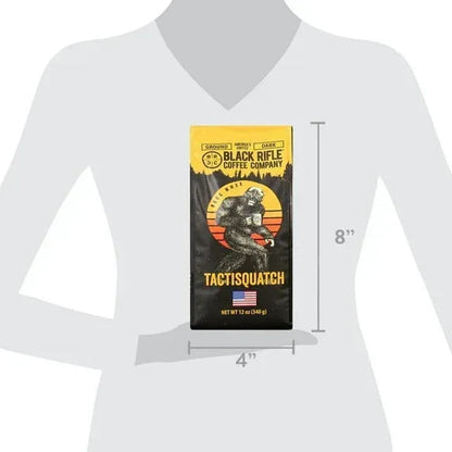 Black Rifle Coffee Tactisquatch, Dark Roast, Ground Coffee,12 oz