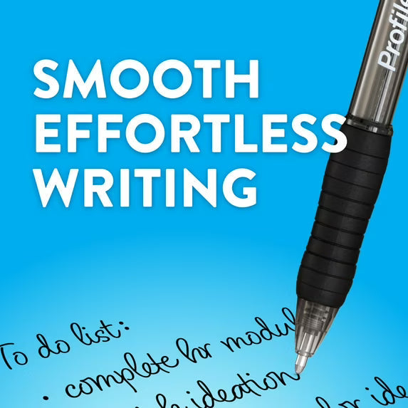 Paper Mate Profile Retractable Ballpoint Pen Bold Point 1.4 mm Blue