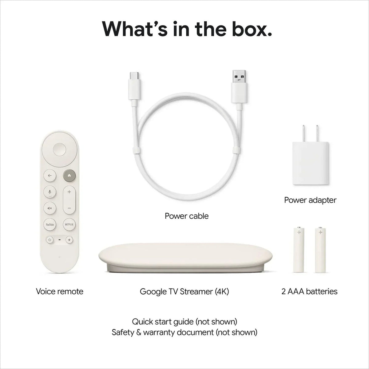 Google TV Streamer 4K - Fast Streaming Entertainment on Your TV with Voice Search Remote - Watch Movies, Shows, Live TV, and Netflix in 4K HDR - Smart Home Control - 32 GB of Storage - Haze