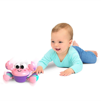 Bright Starts Rockin’ Crawling Crab - Pink