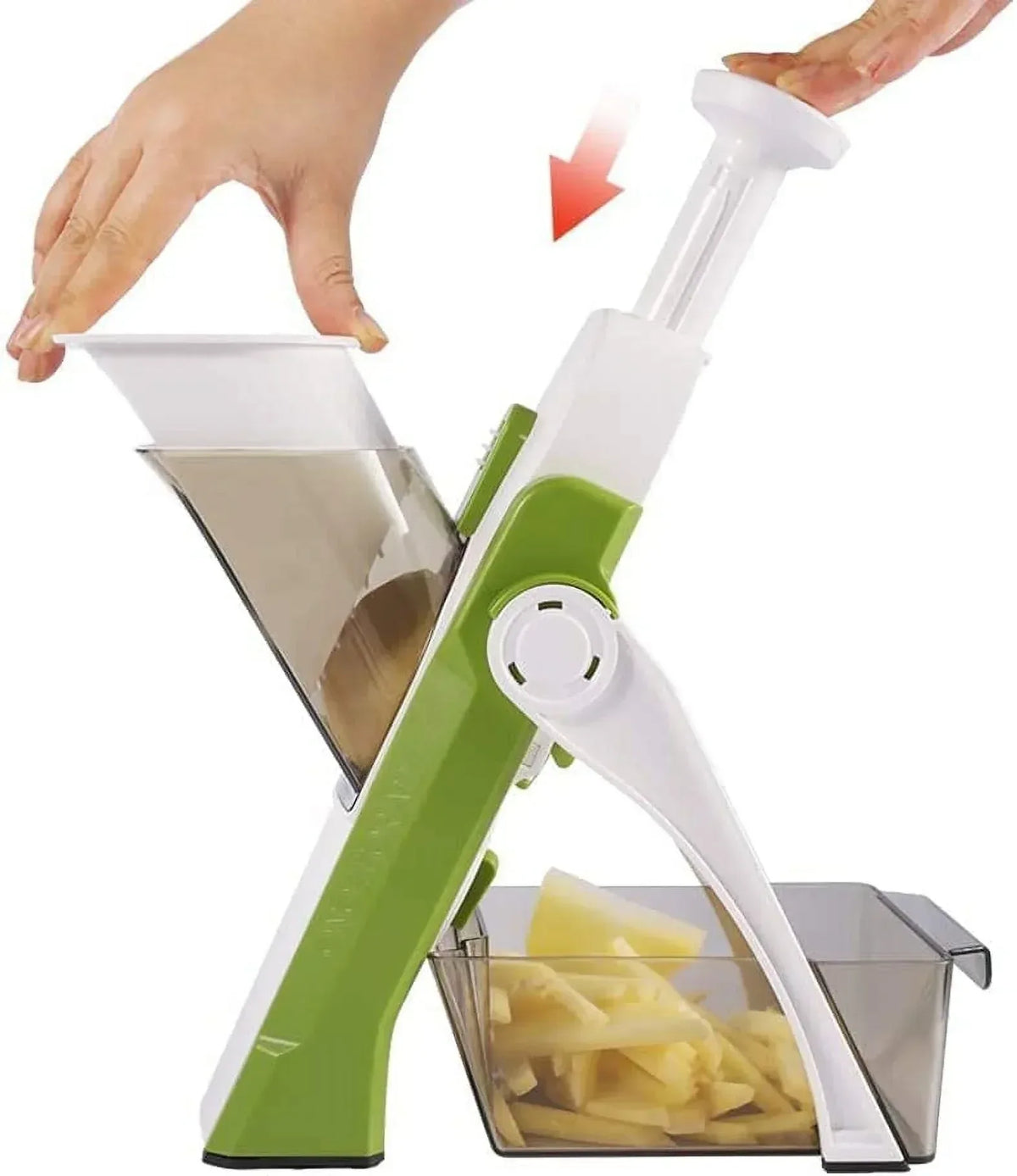 Mandoline Slicer for Vegetables Fruits, Adjustable Thickness Stainless Steel Food Cutter & Chopper, Safe and Quick Meal Preparation