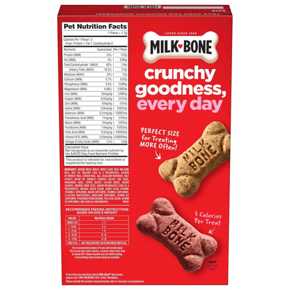 Milk Bone Flavor Snacks Mini’s Dog Biscuits, Flavored Crunchy Dog Treats, 36 oz Canister