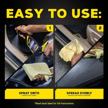 Meguiar's G16216 Ultimate Interior Detailer, Protects Interior Surfaces from Dirt & Grime, Leaves Your Surfaces Protected from UV Rays & Giving It a Lasting FinishSpray Bottle, 15.2 Oz (Pack of 2)