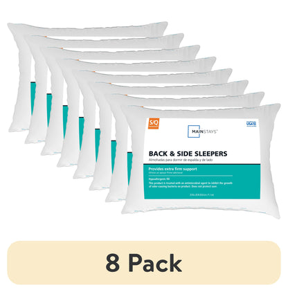 Mainstays Back & Side Sleeper Bed Pillow, King - Extra Firm Support