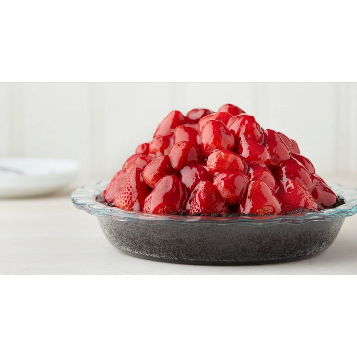 Glass Pie Plate 9.5", Pyrex®, Easy Grab, 1 Piece