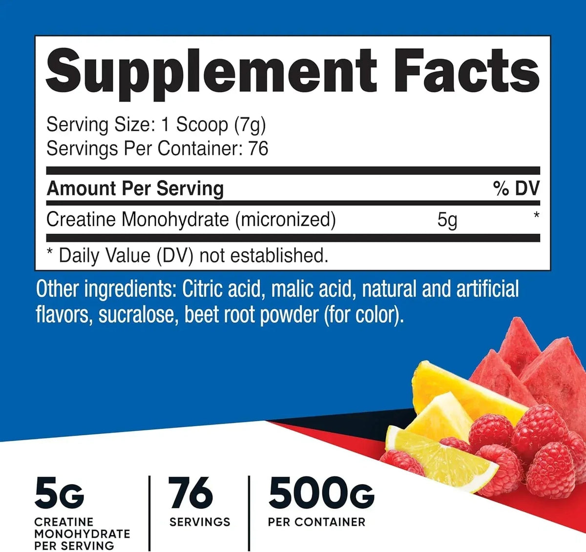 Nutricost, Performance, Creatine Monohydrate Select Flavor