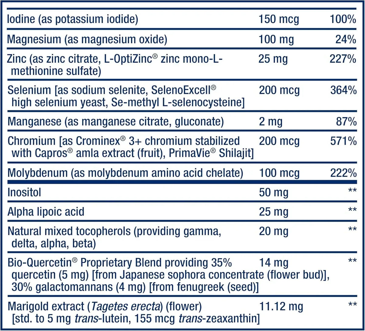 Life Extension, Two-Per-Day Multivitamin